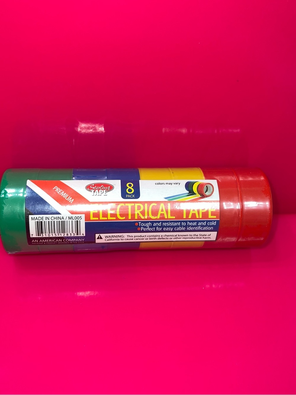 Electrical Tape Rolls - 8 Pack